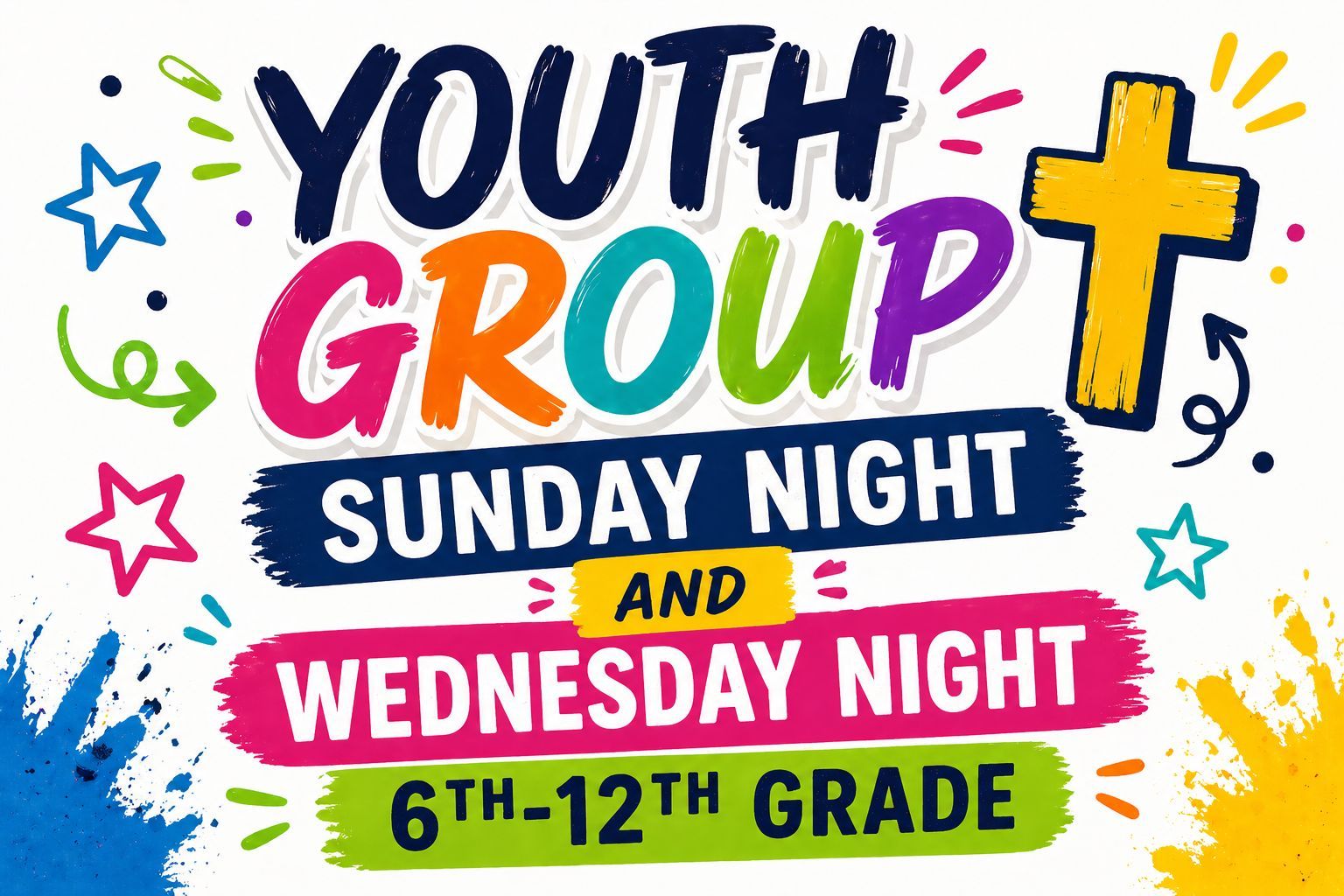 Youth Group for 6th through 12th grade